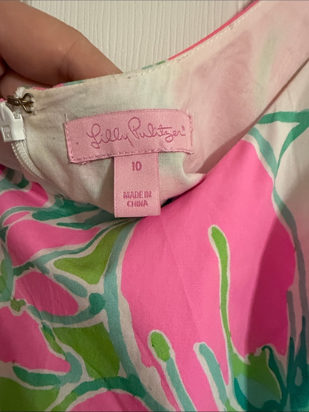 Lilly Pulitzer Rosemarie Dress - Don't Give a Cluck - Size 10 - Picture 2 of 5